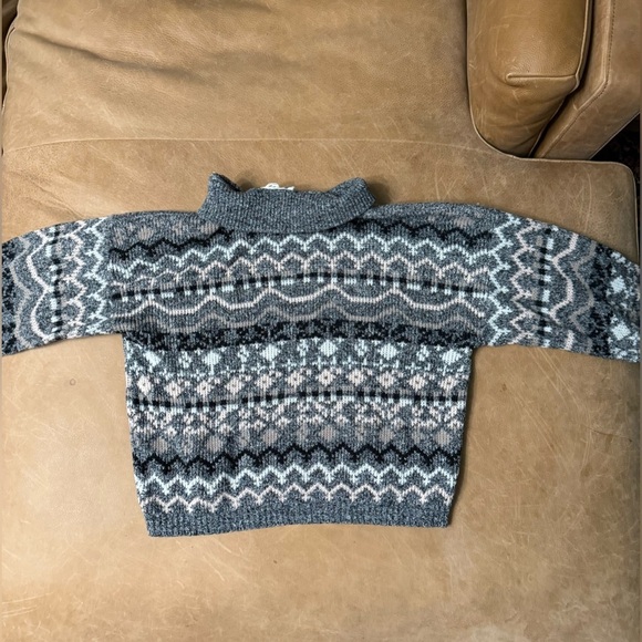 Vintage Croquet Club Collared Geometric Sweater Retro 80’s Size Small - Picture 6 of 6